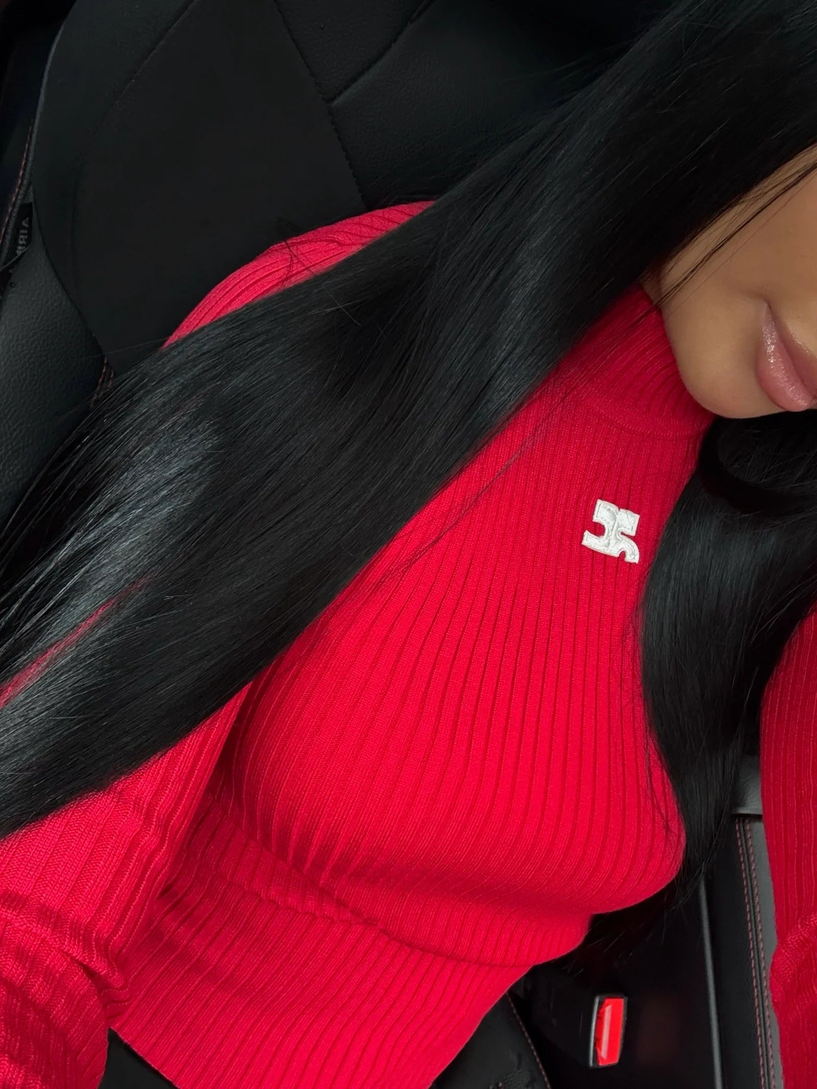 Top à manches longues CRG Rouge